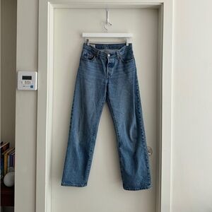 Levi's Blue Straight Leg Jeans Classic Style